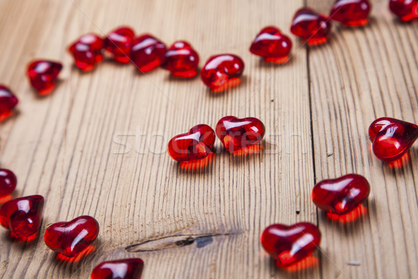 Walentynki dzień lovers prezenty namiętny czerwony Zdjęcia stock © BrunoWeltmann