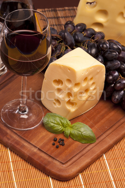 Cheese and wine composition Stock photo © BrunoWeltmann