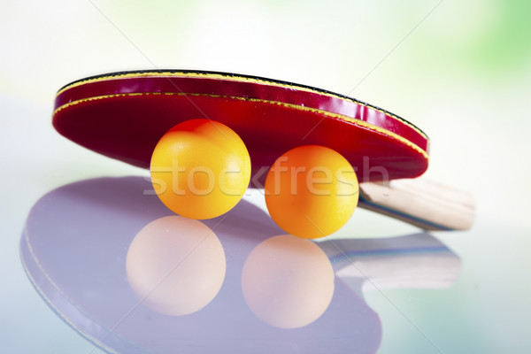 Ping pong bianco Foto d'archivio © BrunoWeltmann