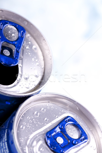 Energy drink in ice! Top view  Stock photo © BrunoWeltmann