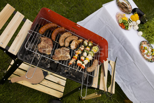 Foto d'archivio: Grill · tempo · barbecue · giardino · alimentare · party
