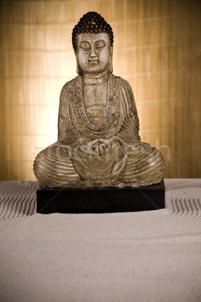 Stockfoto: Portret · buddha · schoonheid · rook