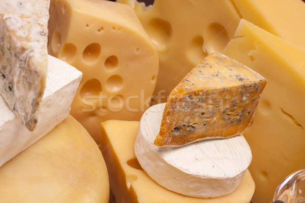 Cheese and wine composition Stock photo © BrunoWeltmann