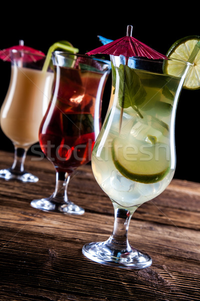 Fresh tasty drinks Stock photo © BrunoWeltmann