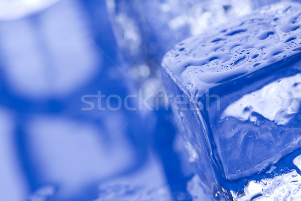Blauw ijs baksteen schone cool Stockfoto © BrunoWeltmann