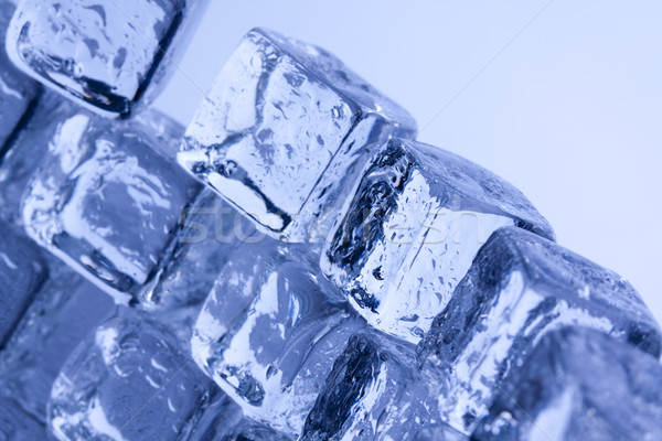 Blauw ijs baksteen schone cool Stockfoto © BrunoWeltmann