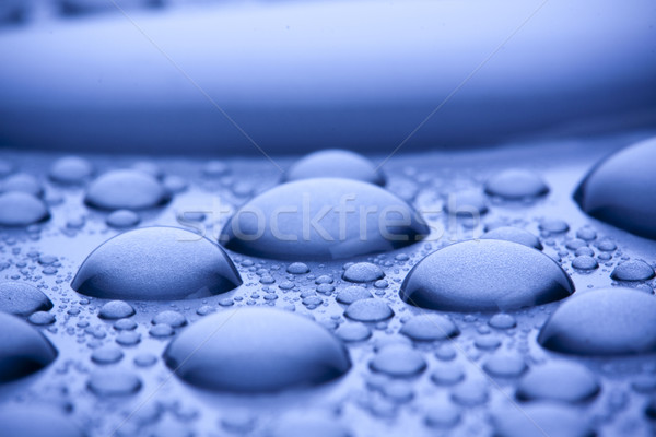 Photo stock: Gouttes · d'eau · eau · fond · chute · modèle · propre