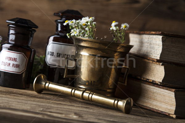 The ancient natural medicine, herbs and medicines Stock photo © BrunoWeltmann