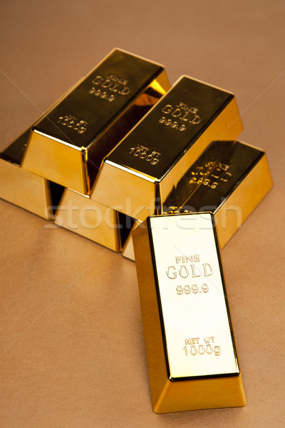 Stock photo: Gold bars photo