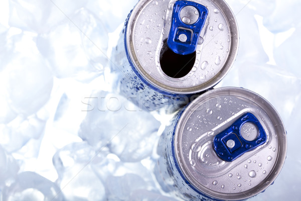 Energy drink in ice! Top view  Stock photo © BrunoWeltmann