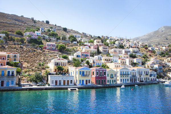 Hermosa ciudad paraíso tierra archipiélago griego Foto stock © BrunoWeltmann