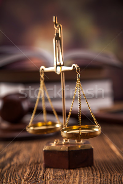 Prawa prawnych kodu skali sprawiedliwości studio Zdjęcia stock © BrunoWeltmann
