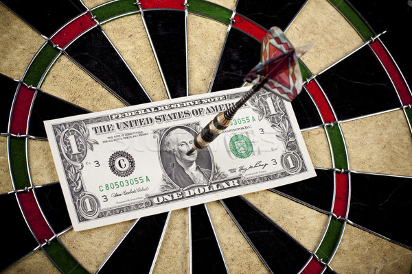 Stock photo: Dart Game / Bullseye concept