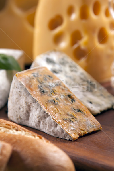 Cheese and wine composition Stock photo © BrunoWeltmann