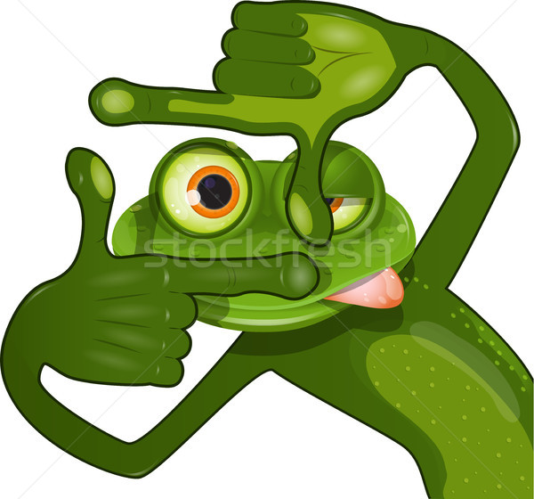 Stock photo: creative frog