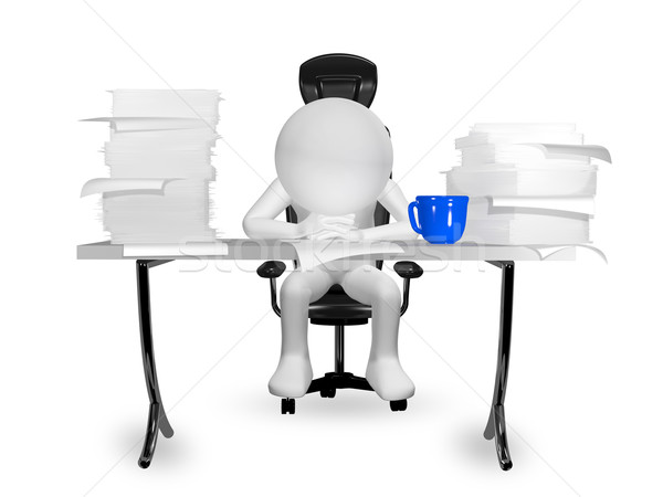 man at the table Stock photo © brux