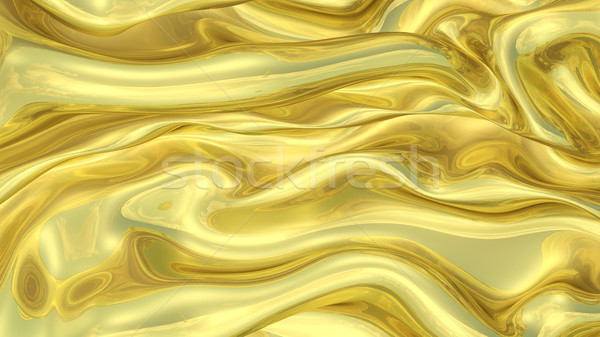 3d ilustracji streszczenie złota jedwabiu tkaniny tekstury Zdjęcia stock © brux