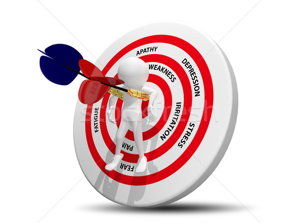 man on target Stock photo © brux