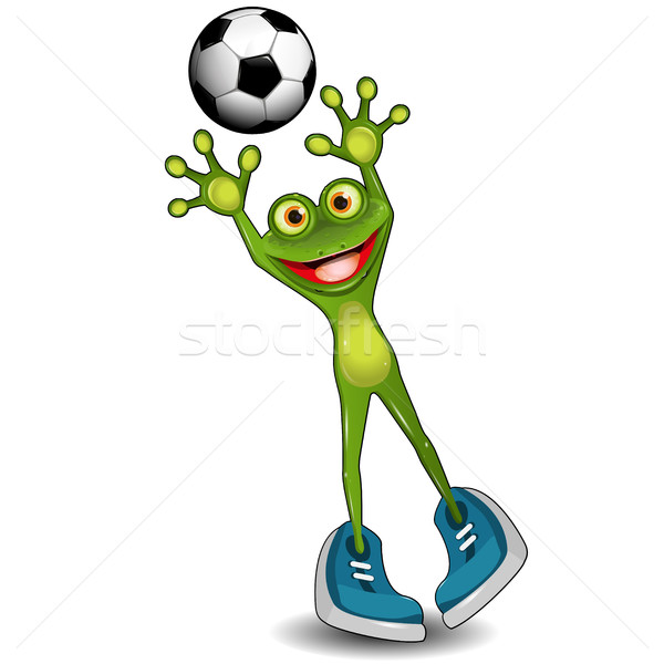 Frog Goalkeeper Stock photo © brux