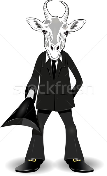 goat in a suit Stock photo © brux