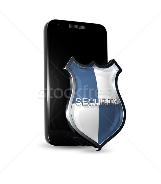 Stock photo: protection smartphone