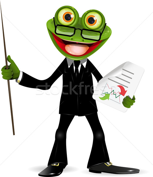 Frog in a suit Stock photo © brux