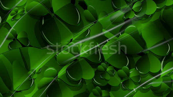 3D Illustration Abstract St. Patrick's Day Background  Stock photo © brux