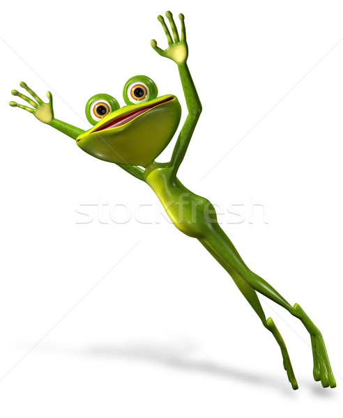 green frog Stock photo © brux