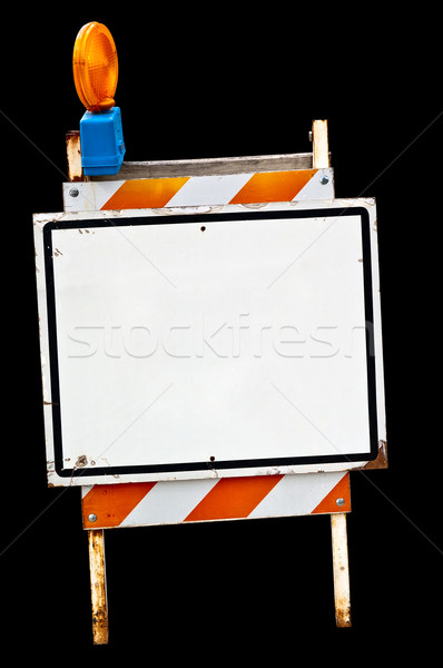 Empty sidewalk sign Stock photo © bryndin