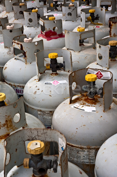 Benzin sorok gyúlékony fém ipar ipari Stock fotó © bryndin