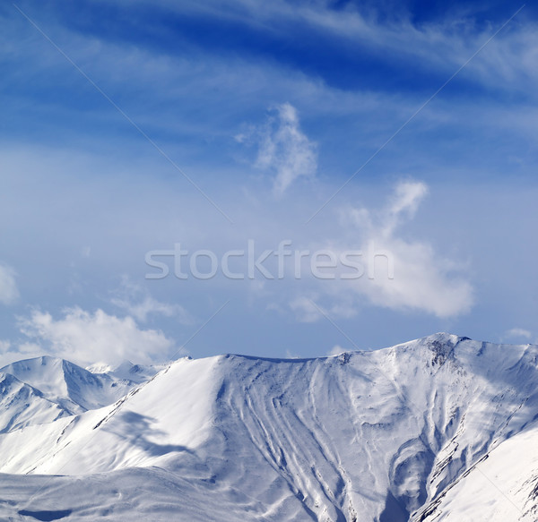 表示 スロープ コーカサス 山 グルジア 地域 ストックフォト © BSANI