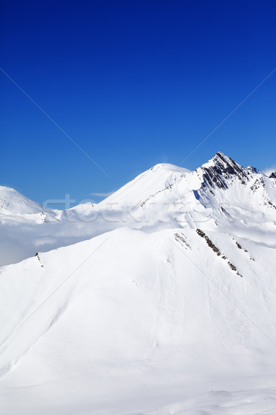 Inverno montagna nice giorno caucaso Georgia Foto d'archivio © BSANI