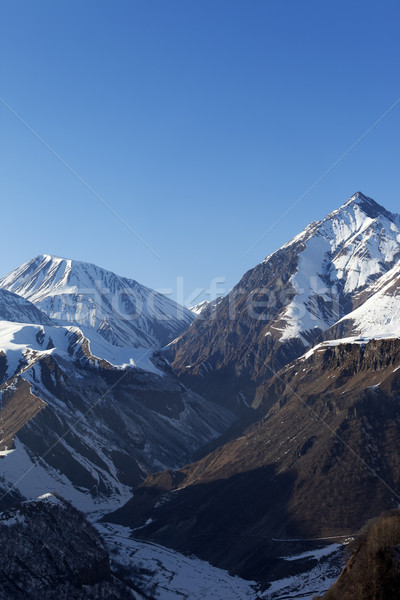 Foto d'archivio: Rocce · sera · caucaso · montagna · Georgia · view