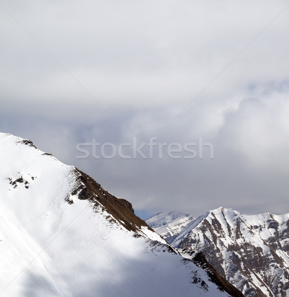 склон небе облака солнце день Кавказ Сток-фото © BSANI