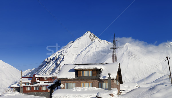 Inverno montagna sole giorno caucaso Foto d'archivio © BSANI
