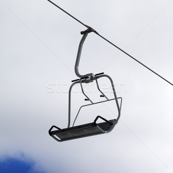 Chair-lift and cloudy sky Stock photo © BSANI