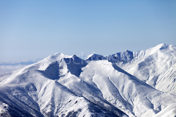 Foto stock: Montanas · cáucaso · Georgia · esquí · Resort · cielo