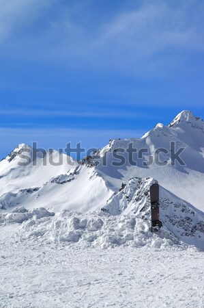 Stok narciarski kaukaz góry Gruzja narciarskie resort Zdjęcia stock © BSANI