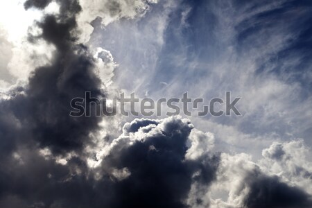 Sunlight sky with clouds Stock photo © BSANI