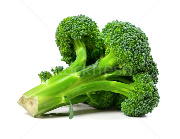 商业照片: 西兰花    孤立    白    视图    叶 / broccoli isolated