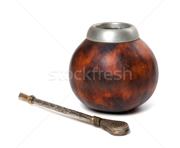 Calabash gourd and bombilla Stock photo © BSANI