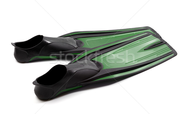 Green swim fins Stock photo © BSANI