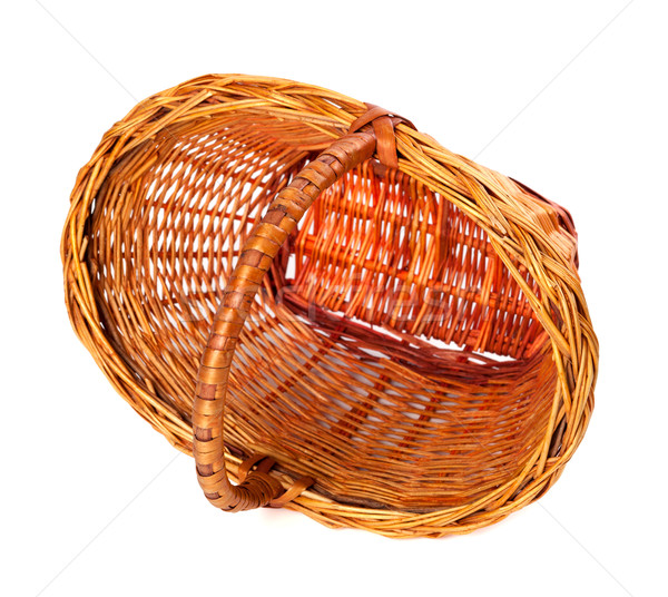 Empty wicker basket Stock photo © BSANI