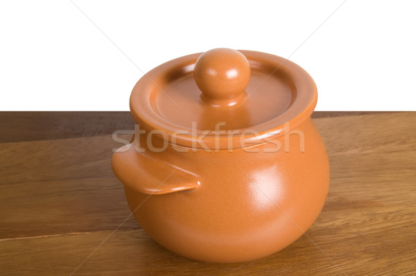 Kitchen ceramic pot Stock photo © BSANI