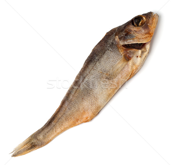 Dry stockfish isolated on white background Stock photo © BSANI