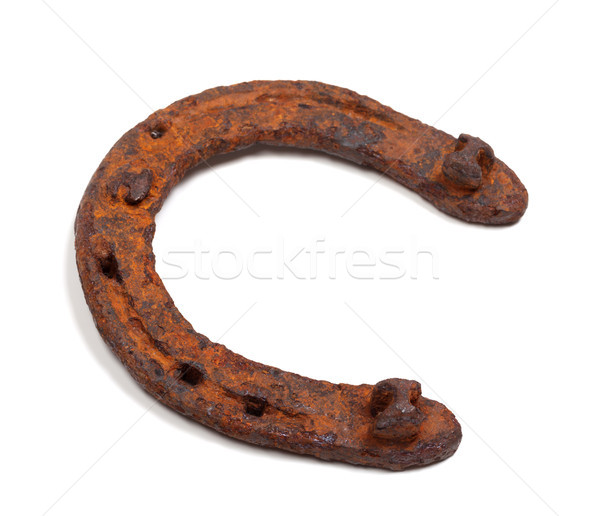 Old rusty horseshoe Stock photo © BSANI