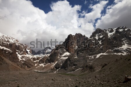 Mountains and sky with clouds Stock photo © BSANI