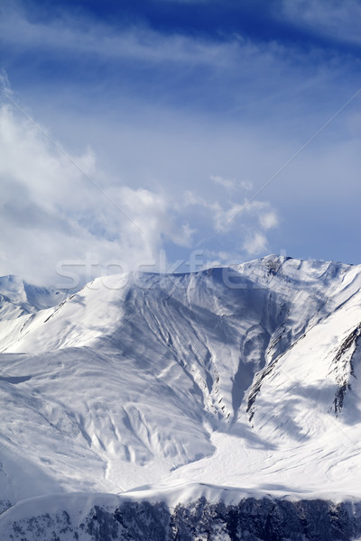 Inverno montagna caucaso Georgia sci resort Foto d'archivio © BSANI