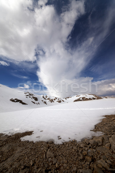 山 天空 雲 土耳其 中央 視圖 商業照片 © BSANI