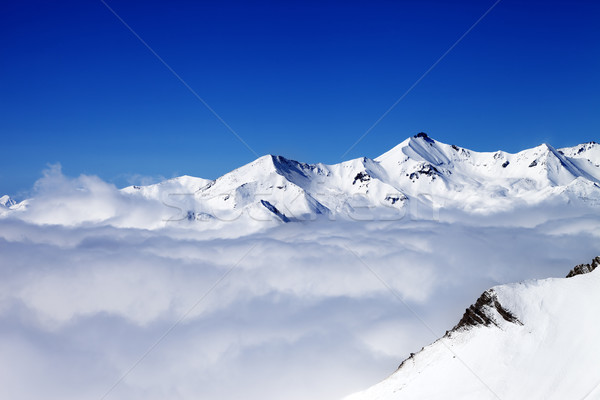 冬 山 雲 いい 日 コーカサス ストックフォト © BSANI